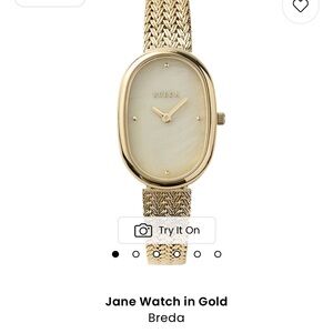 BREDA Jane watch in gold